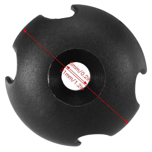 Deck Line Slotted Round Out Pull Rope Buckle Fitting Accessories 2