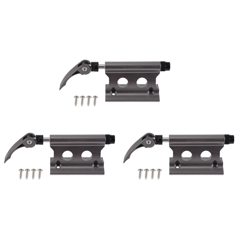 3X Bike Fork Mount Bicycle Truck Bed Roof Bike Rack Bike Silver 4711893499432