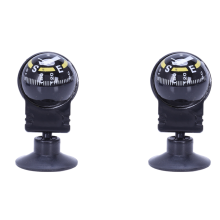 Car Vehicle Floating Ball Magnetic Navigation Compass Black