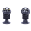 Car Vehicle Floating Ball Magnetic Navigation Compass Black 1