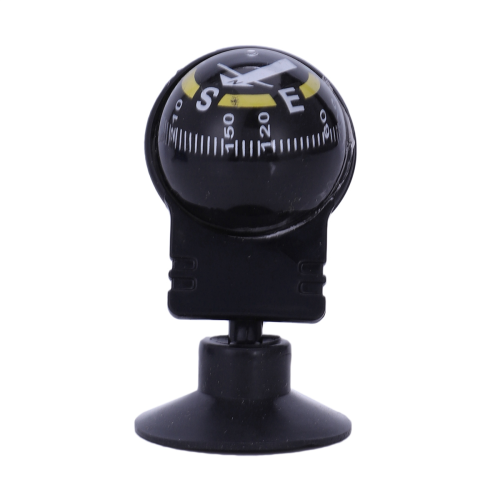 Car Vehicle Floating Ball Magnetic Navigation Compass Black 2