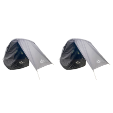 LADUTA Trunk Tent Sunshade Rainproof for Car Self-Driving Tour Black