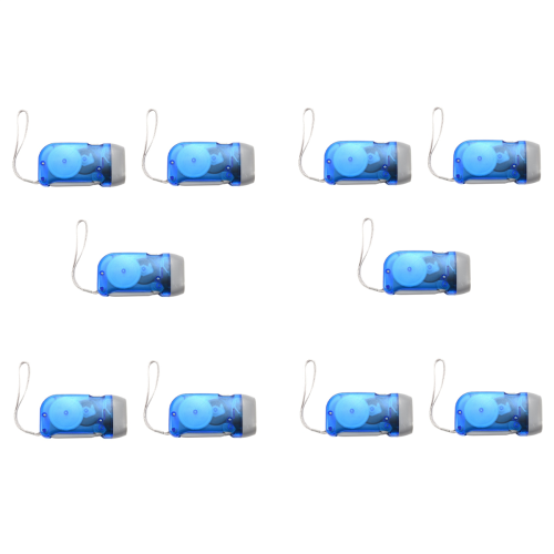 10X Hand- LED Flashlight Lantern Dynamo Mini Flashlight