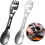4Pcs 10In1 Camping Spork Multi-Functional Spork Spoon Can Opener 5