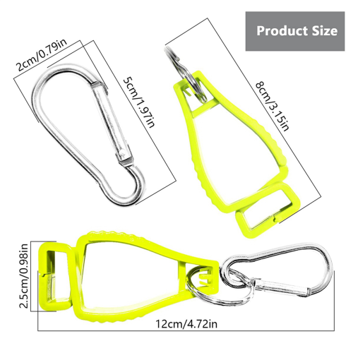 6Pcs Glove Clips for Work Glove Holders Glove Belt Clip 1