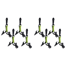 4Pcs Firefighter Glove Strap Safety Clips for Police Rescue Work Belt
