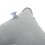 Folding Air Inflatable Pillow Sided Flocking Cushion Light Grey 6