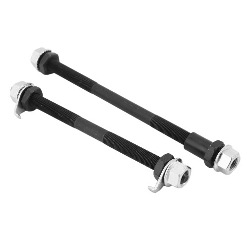 1 Pair Wheel Axle Solid Spindle Shaft for Road Skewer 150mm 180mm 1
