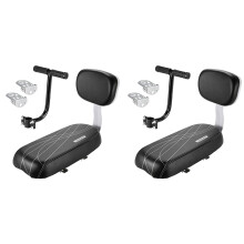 Bicycle Rear Seat Cushion Armrest Footrest Set, Child Safety Cushion