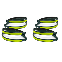 2Pair Bike Trouser Clips Bike Trouser Clips with Reflective Bands