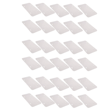6 Inch x 3 Inch 10 Pack Sublimation License Plate Blanks,Aluminum