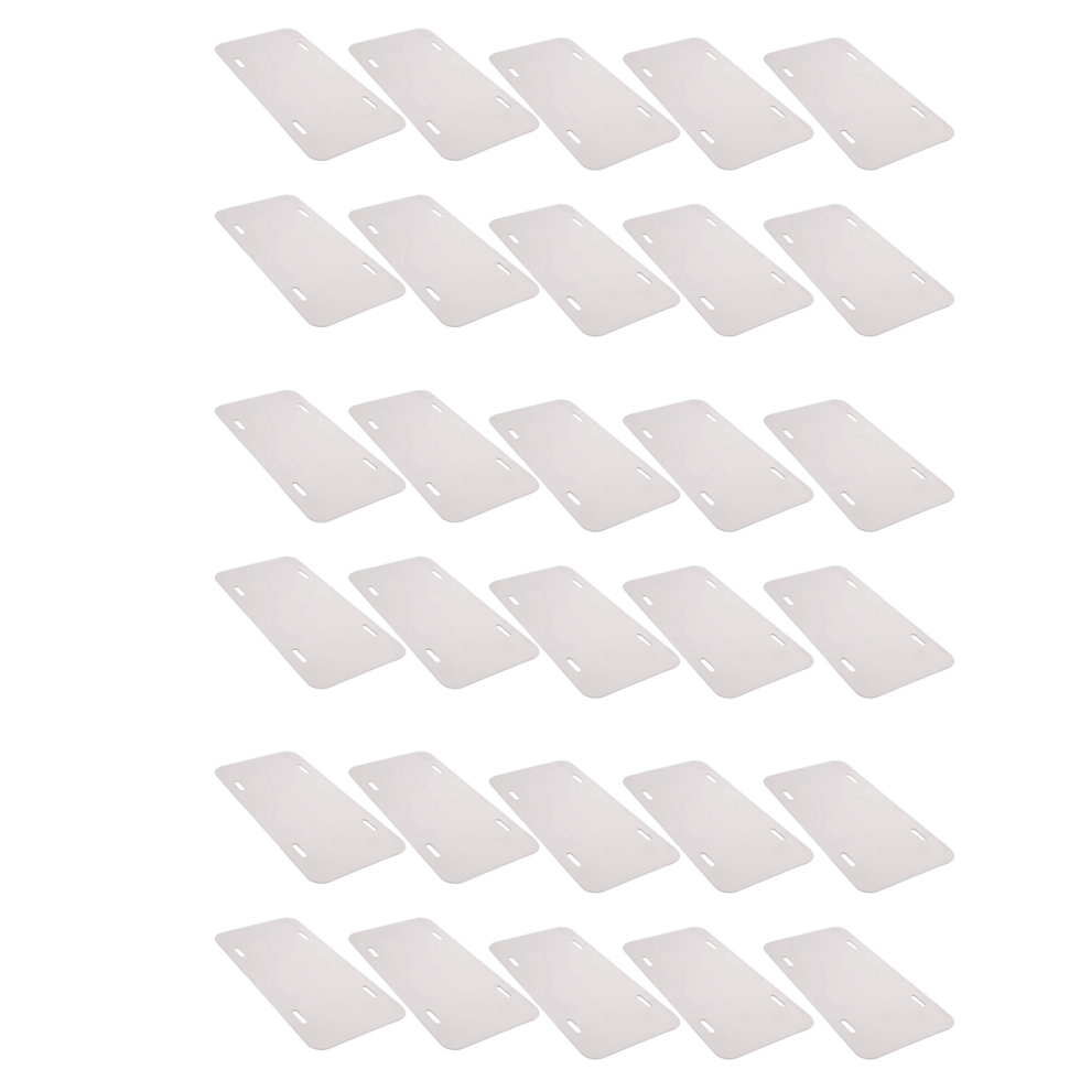 6 Inch X 3 Inch 10 Pack Sublimation License Plate Blanks,Aluminum 4711893414114