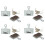 8 Pairs Bicycle Disc Brake Pads for XTR M9100 6