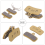 Motorcycle Front and Rear Brake Pads Disc Brake Pads 3