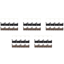 4 Pairs Bicycle Resin Brake Pads for Deore M596 M595 M535