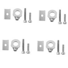 Bike Chain Tensioner Aluminum Alloy Bicycle Fastener Bolt Silver