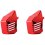 for AXS Battery Protector ,Red 1