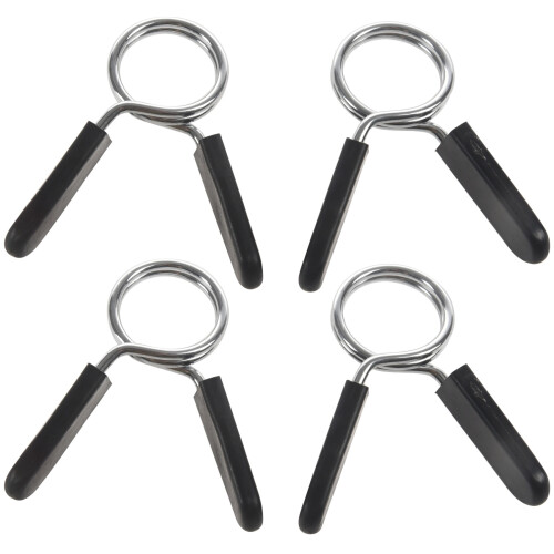 2Pcs 30mm Barbell Gym Weight Lifting Lock Clamp Spring Collar Clips