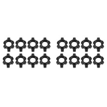 8Pcs Dumbbell Bar Nut Anti-Slip Collars Screw Clamps