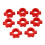 8PCS Dumbbell Nut, Collars for Barbells Training Accessories 2