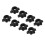 8Pcs Dumbbell Bar Nut Anti-Slip Collars Screw Clamps 2