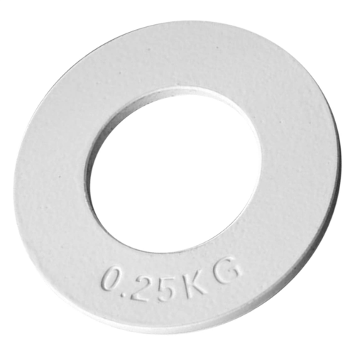 Fractional Weights Mini Weight Plates Disk Accessory White 0.25Kg 2