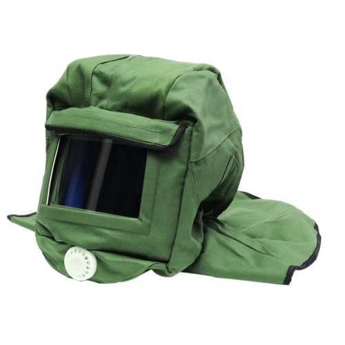 Canvas Sand Blasting Hood Cap Shawl Cap Sandblaster Mask 2