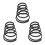 10Pcs Universal Quick Release Bike Wheel Skewer Springs Shaft 5