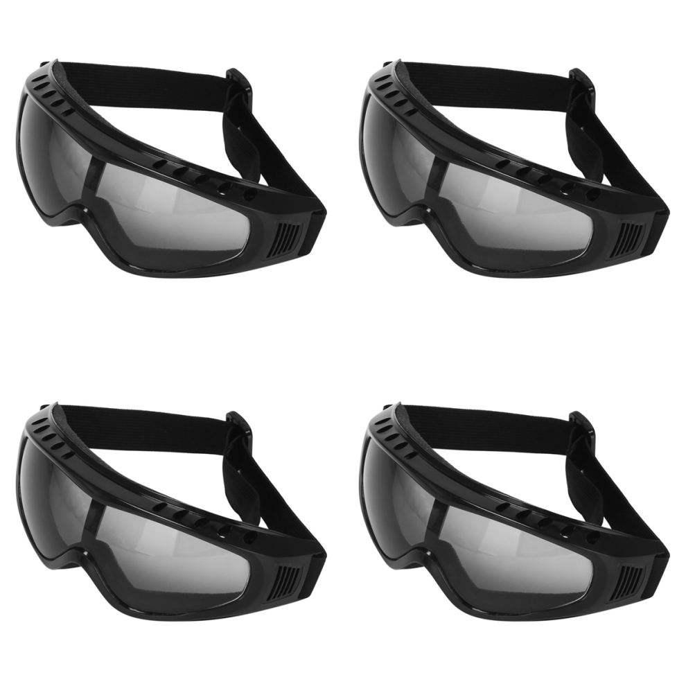 Goggles Clear Glasses Wind Dust, Black 4711893478291