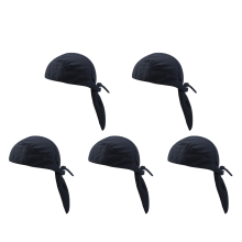 Quick Dry Head Scarf Pure Cycling Cap Summer Men Hood Headband Black