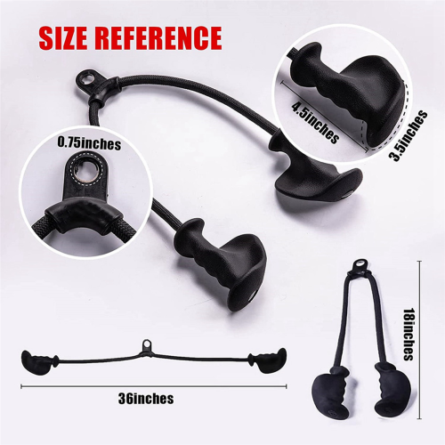 Ergonomic Triceps Rope Pull Down with Anti-Slippery for Push Downs 2