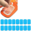 80Pcs Gel Pads for EMS Abdominal Trainer Muscle Stimulator Exerciser 6