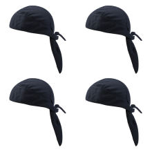 Quick Dry Head Scarf Pure Cycling Cap Summer Men Hood Headband Black