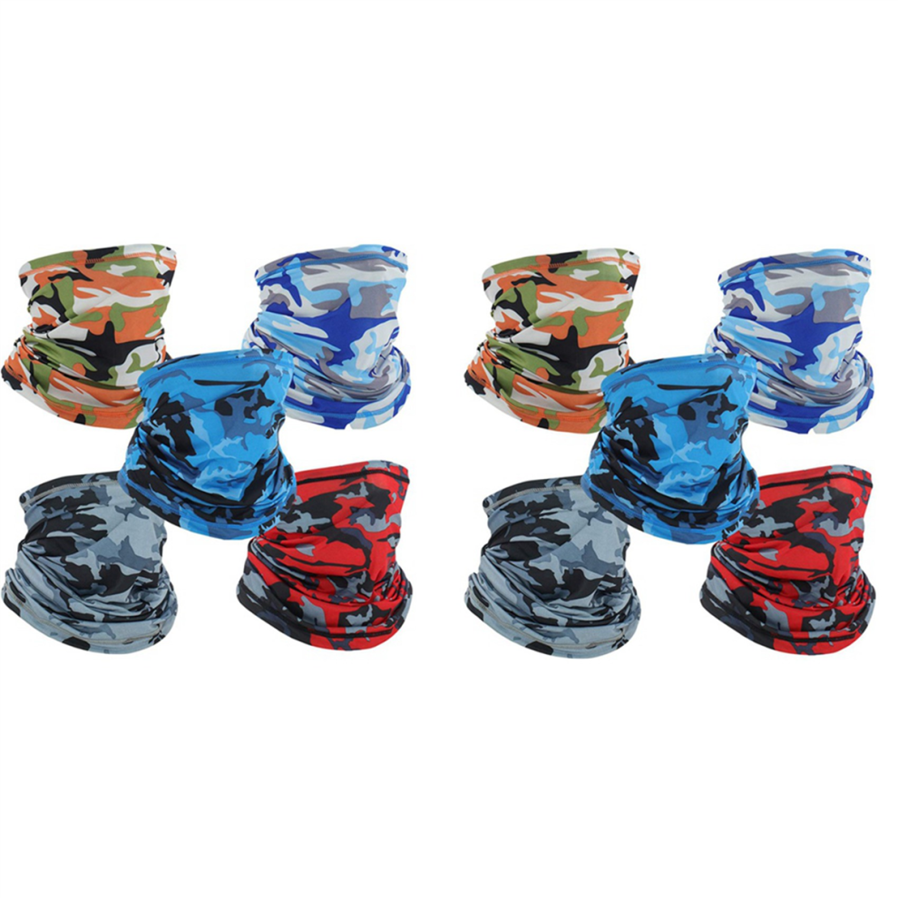 5 Pack Neck Gaiter Face Mask Mens Womens Balaclavas Uv Face Scarf 4711893478529