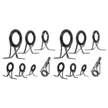 14Pcs/Set Fishing Rod Guides Tip Fish 5-18Mm Dia Pole Repair Kit Set