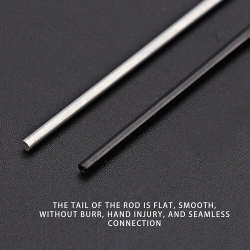 55cm Half Titanium Alloy Raft Stick Tip Pole Crane Repair Refit 2