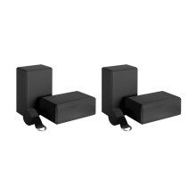 2X Yoga Block and Yoga Strap Set EVA Foam Soft Yoga Blocks Black