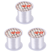 Jewelry Beading Thread 0.3mm Dia. Clear Nylon Fishing Line Spool