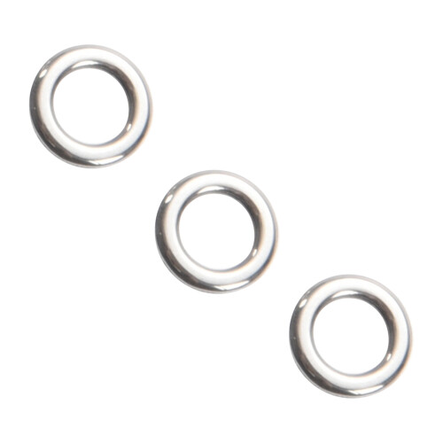 fishing solid ring jigging fishing 304 stainless steel very large 1# 2