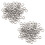 fishing solid ring jigging fishing 304 stainless steel very large 1# 1