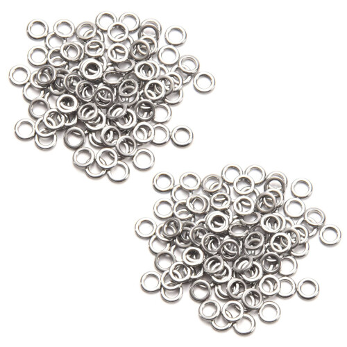 fishing solid ring jigging fishing 304 stainless steel very large 1#