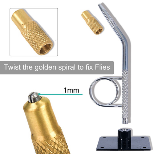 Portable Fly Tying Vise with Base Rotary C-Clamp Fish Tackle Kit 2