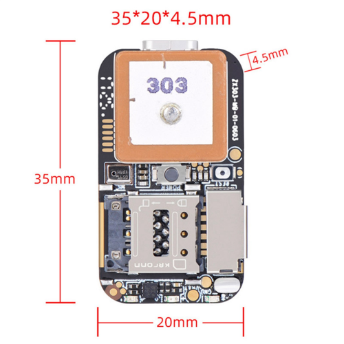 Super Mini GPS Tracker GSM AGPS Wifi LBS Locator Tracking Recorder 2