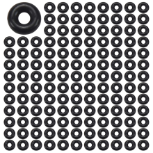 100pcs Rubber Terminal Round Fishing O Rings Nonslip Stopper 6mm