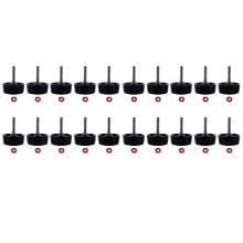 10Pcs Screws Nuts Caps for Fishing Reels Knob Power Handle