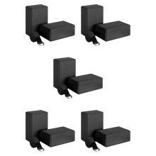 Yoga Block and Yoga Strap Set Universal Stretching Workouts Black