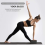 Yoga Block and Yoga Strap Set Universal Stretching Workouts Black 2