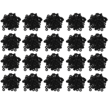 100pcs Rubber Terminal Round Fishing O Rings Nonslip Stopper 6mm