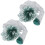 25m Clear White Green Monofilament Fishing Fish Net w Float 1