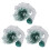 25m Clear White Green Monofilament Fishing Fish Net w Float 1